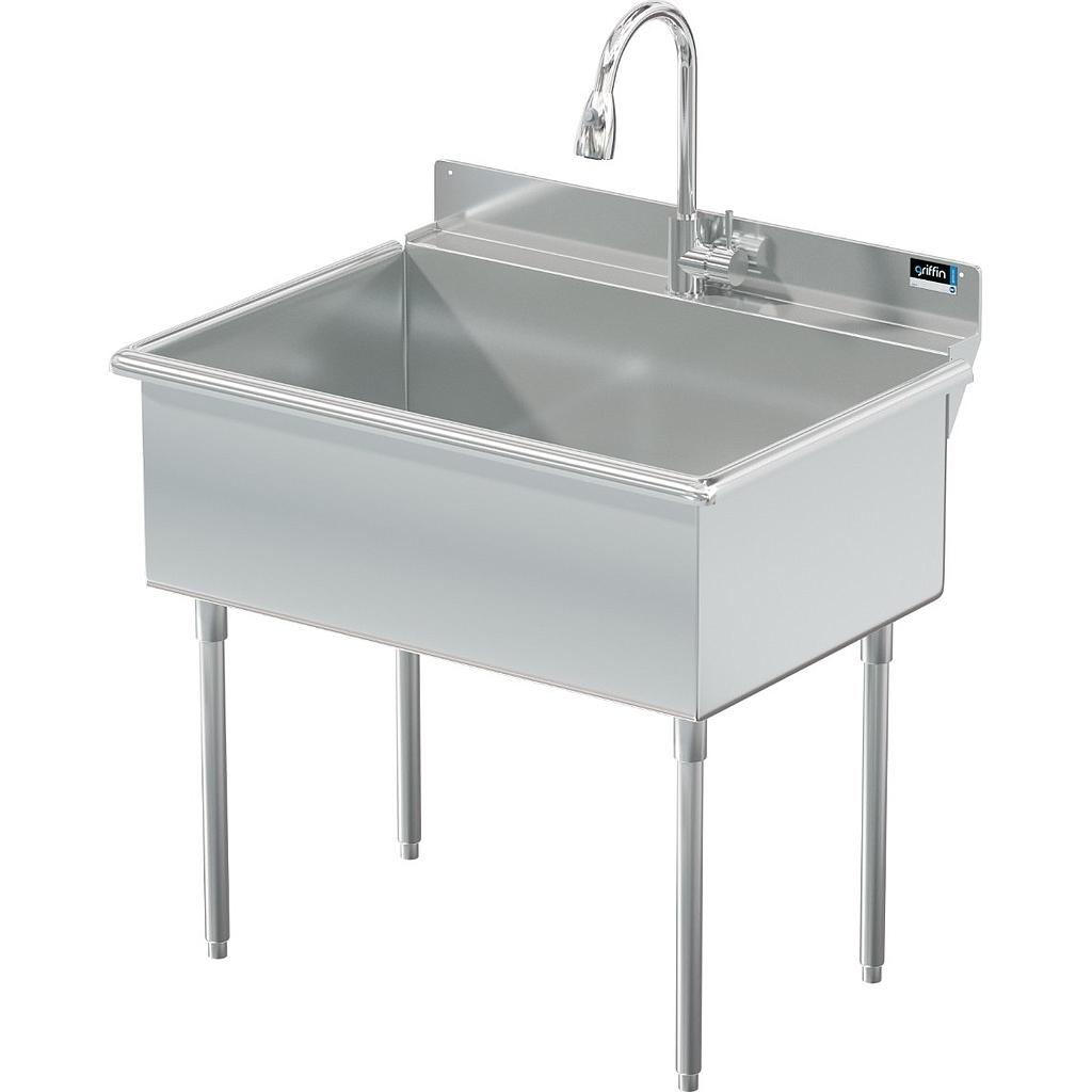 UTILITY SINK 36 X 24 W / PULL DOWN SPRAYER Griffin Products