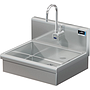 BRAZOS 16GA 20 X 15 X 5 HANDSINK W / WALL ELECTRONIC FAUCET 