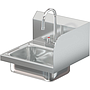 COMAL 14 X 10 X 5 HANDSINK WITH DECK FAUCET END SPLASH RIGHT